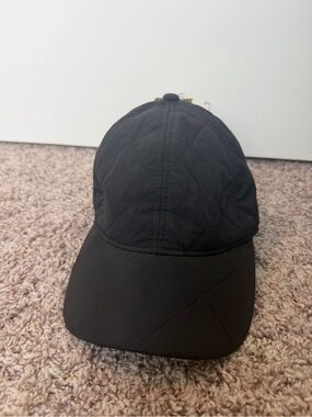 all in motion Black Quilted Baseball Cap